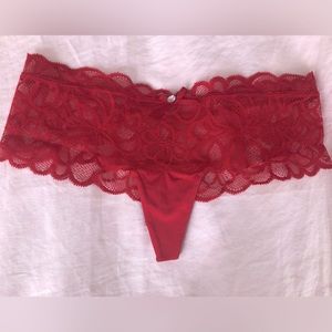 La SENZA lace bling embellished thong